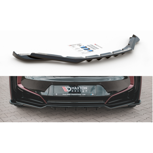 MAXTON Central Arriere Splitter (avec une barre verticale) BMW i8