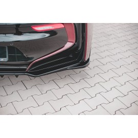 MAXTON Central Arriere Splitter (avec une barre verticale) BMW i8