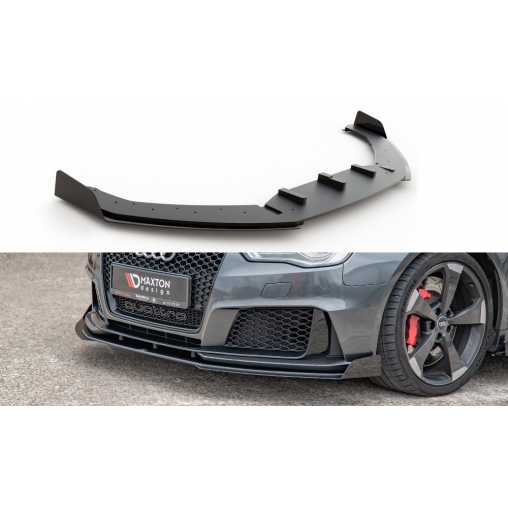 MAXTON Sport Durabilité Lame Du Pare-Chocs Avant + Flaps Audi RS3 8V Sportback