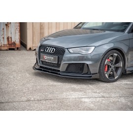 MAXTON Sport Durabilité Lame Du Pare-Chocs Avant + Flaps Audi RS3 8V Sportback