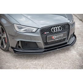 MAXTON Sport Durabilité Lame Du Pare-Chocs Avant + Flaps Audi RS3 8V Sportback