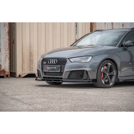 MAXTON Sport Durabilité Lame Du Pare-Chocs Avant + Flaps Audi RS3 8V Sportback