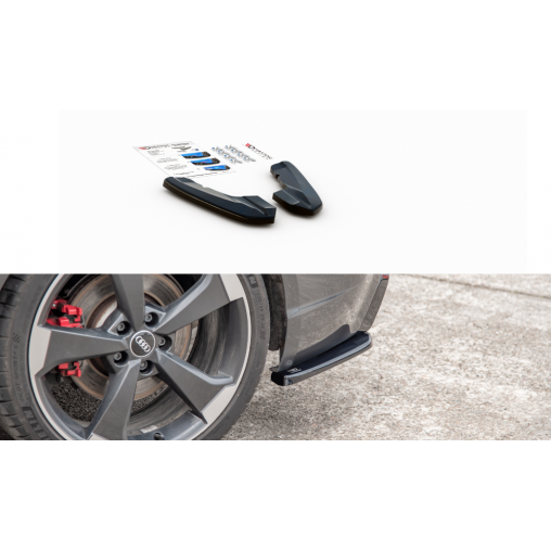 MAXTON Lames De Pare-Chocs Arrière Latérales V.2 Audi RS3 8V Sportback MAXTON Lames De Pare-Chocs Arrière Latérales V.2 Audi RS3 8V Sportback