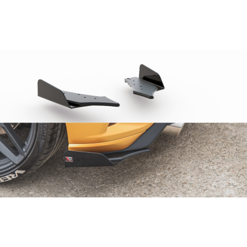 MAXTON Sport Durabilité Lame Du Pare Chocs Arriere + Flaps Ford Focus ST Mk4 MAXTON Sport Durabilité Lame Du Pare Chocs Arriere + Flaps Ford Focus ST Mk4