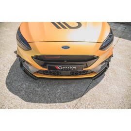 MAXTON Sport Durabilité Lame Du Pare-Chocs Avant + Flaps Ford Focus ST / ST-Line Mk4