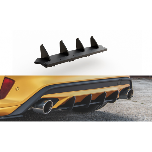 MAXTON Sport Durabilité Central Diffuseur Arriere Ford Focus ST Mk4 MAXTON Sport Durabilité Central Diffuseur Arriere Ford Focus ST Mk4