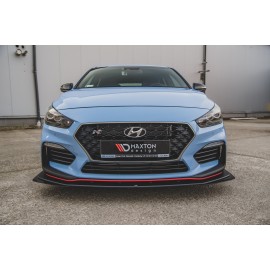 MAXTON Sport Durabilité Lame Du Pare-Chocs Avant + Flaps Hyundai I30 N Mk3 Hatchback / Fastback MAXTON Sport Durabilité Lame Du Pare-Chocs Avant + Flaps Hyundai I30 N Mk3 Hatchback / Fastback