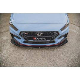 MAXTON Sport Durabilité Lame Du Pare-Chocs Avant + Flaps Hyundai I30 N Mk3 Hatchback / Fastback