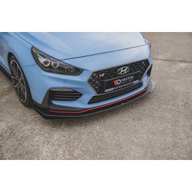 MAXTON Sport Durabilité Lame Du Pare-Chocs Avant + Flaps Hyundai I30 N Mk3 Hatchback / Fastback MAXTON Sport Durabilité Lame Du Pare-Chocs Avant + Flaps Hyundai I30 N Mk3 Hatchback / Fastback