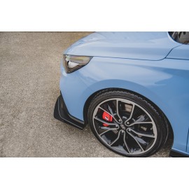 MAXTON Sport Durabilité Lame Du Pare-Chocs Avant + Flaps Hyundai I30 N Mk3 Hatchback / Fastback MAXTON Sport Durabilité Lame Du Pare-Chocs Avant + Flaps Hyundai I30 N Mk3 Hatchback / Fastback