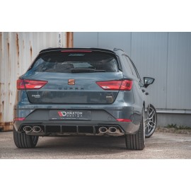 MAXTON Diffuseur Arrière Complet V.3 Seat Leon Cupra ST Mk3 FL