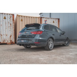 MAXTON Diffuseur Arrière Complet V.3 Seat Leon Cupra ST Mk3 FL