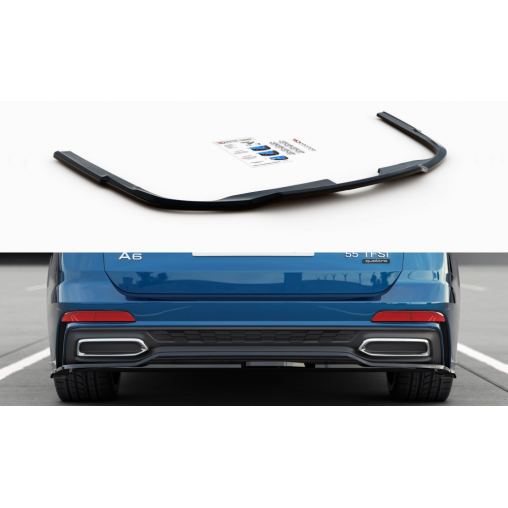 MAXTON Central Arriere Splitter Audi A6 S-Line Avant C8 MAXTON Central Arriere Splitter Audi A6 S-Line Avant C8