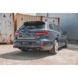 MAXTON Diffuseur Arrière Complet V.2 Seat Leon Cupra ST Mk3 FL