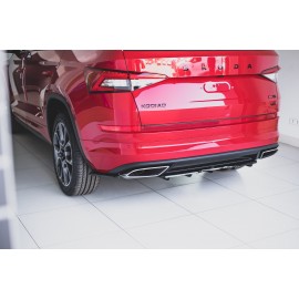 MAXTON Central Arriere Splitter (avec une barre verticale) Skoda Kodiaq RS MAXTON Central Arriere Splitter (avec une barre verticale) Skoda Kodiaq RS