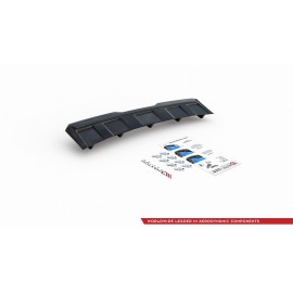 MAXTON Central Arriere Splitter (avec une barre verticale) Skoda Kodiaq RS MAXTON Central Arriere Splitter (avec une barre verticale) Skoda Kodiaq RS