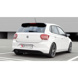 MAXTON Central Arriere Splitter (avec une barre verticale) VW Polo 6 GTI Mk6 MAXTON Central Arriere Splitter (avec une barre verticale) VW Polo 6 GTI Mk6