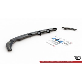 MAXTON Central Arriere Splitter (avec une barre verticale) VW Polo 6 GTI Mk6