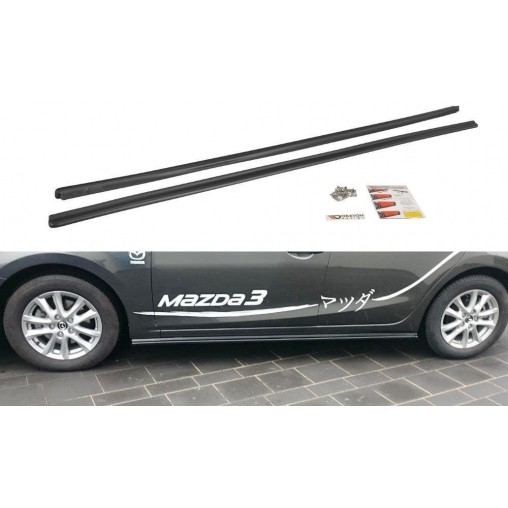 MAXTON RAJOUTS DES BAS DE CAISSE POUR Mazda 3 BN (Mk3) Facelift MAXTON RAJOUTS DES BAS DE CAISSE POUR Mazda 3 BN (Mk3) Facelift