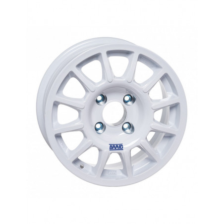 Jante BRAID Winrace TA 6X14 PEUGEOT 106 S16 Gr.N Blanc