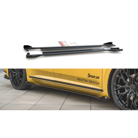 MAXTON Sports Durabilité Rajouts Des Bas De Caisse + Flaps Volkswagen Arteon R-Line