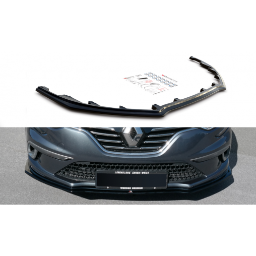 MAXTON Lame Du Pare-Chocs Avant Renault Megane Mk.4 GT-Line MAXTON Lame Du Pare-Chocs Avant Renault Megane Mk.4 GT-Line