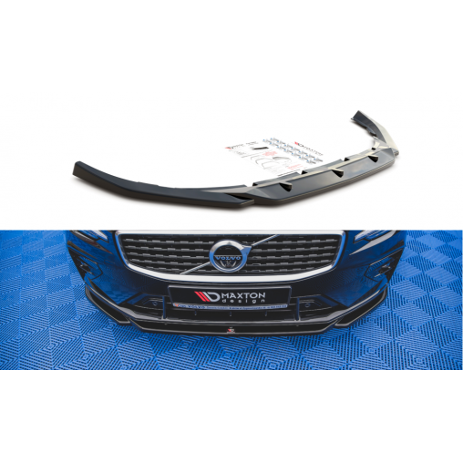 MAXTON Lame Du Pare-Chocs Avant V.2 Volvo S60 R-Design Mk3 MAXTON Lame Du Pare-Chocs Avant V.2 Volvo S60 R-Design Mk3