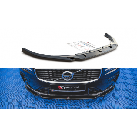 MAXTON Lame Du Pare-Chocs Avant V.2 Volvo S60 R-Design Mk3