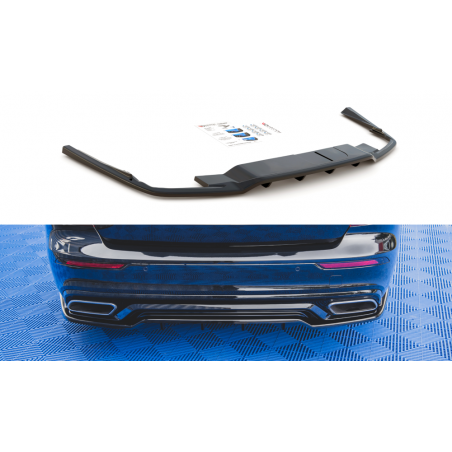 MAXTON Central Arriere Splitter (avec une barre verticale) Volvo S60 R-Design Mk3