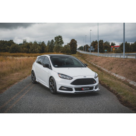 MAXTON Lame Du Pare-Chocs Avant V.4 Ford Focus ST Mk3 Facelift MAXTON Lame Du Pare-Chocs Avant V.4 Ford Focus ST Mk3 Facelift