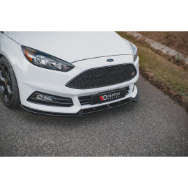 MAXTON Lame Du Pare-Chocs Avant V.4 Ford Focus ST Mk3 Facelift MAXTON Lame Du Pare-Chocs Avant V.4 Ford Focus ST Mk3 Facelift