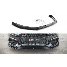 MAXTON Lame Du Pare-Chocs Avant V.3 Audi RS3 8V FL Sportback