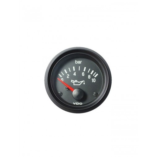Manomètre Pression Huile VDO 10 Bars 12V Diamètre 52 Intérieur Manomètre Pression Huile VDO 10 Bars 12V Diamètre 52 Intérieur