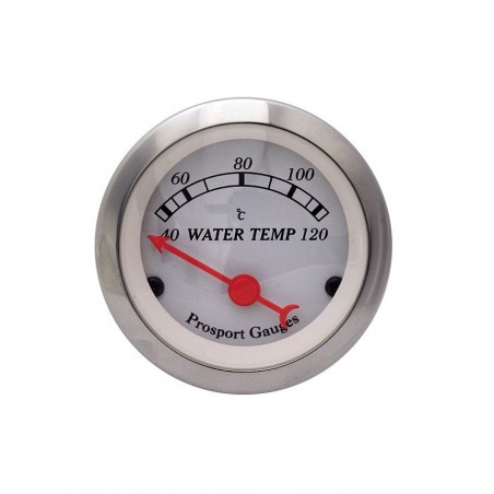 Manomètre Classic Température d'Eau Prosport 52mm 120°C