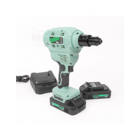 Riveteuse KIELDER 18V 2 batteries 2Ah + malette + chargeur