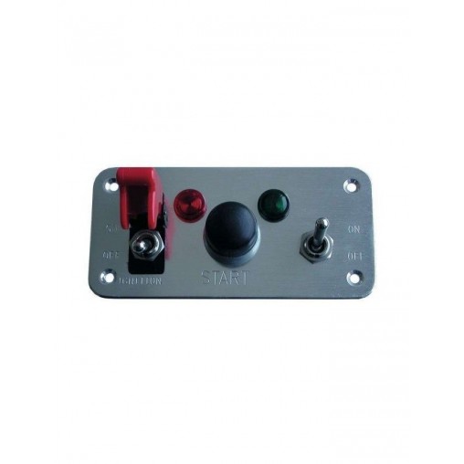 Pack Démarrage Plaque 1 Bouton + 2 Interrupteurs + 2 Voyants Pack Démarrage Plaque 1 Bouton + 2 Interrupteurs + 2 Voyants