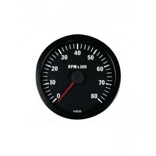 Compte-tours VDO 8000 Trs/Min Diamètre 100 Fond Noir 4 / 6 / 8 Cylindres Diesel / Essence Compte-tours VDO 8000 Trs/Min Diamètre 100 Fond Noir 4 / 6 / 8 Cylindres Diesel / Essence