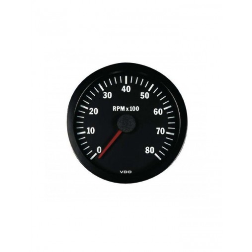Compte-tours VDO 10000 Trs/Min Diamètre 80 Fond Noir 12V Programmable Compte-tours VDO 10000 Trs/Min Diamètre 80 Fond Noir 12V Programmable