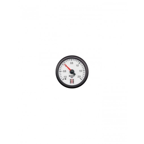 Manomètre Stack Pression Turbo -1/+2 Bars Mécanique Fond Blanc Manomètre Stack Pression Turbo -1/+2 Bars Mécanique Fond Blanc