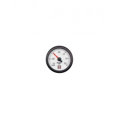 Manomètre Stack Pression Turbo -1/+2 Bars Mécanique Fond Blanc