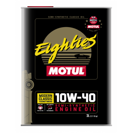 Huile moteur Classic EIGHTIES MOTUL 10w40 2 litres