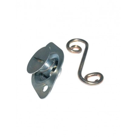 Fixation / Attache DZUS 1/4 de tour EHF6-50 + Crochet