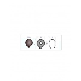 Cache Rotule Anti Poussière Rodobal 63mm