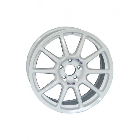 Jantes BRAID FullRace A Taille 8X18 Entraxe 4X100 Déport 34 Alésage 60 Blanche Renault