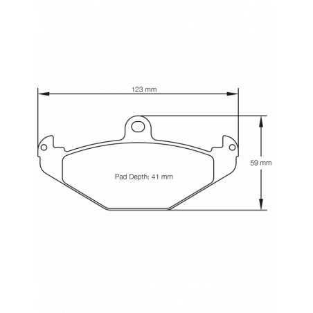 Plaquettes de frein PAGID arrière RS14 Lotus Elise