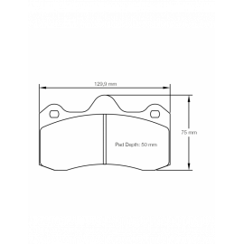 Plaquettes de frein PAGID arrière RSL29 Lotus Exige V6