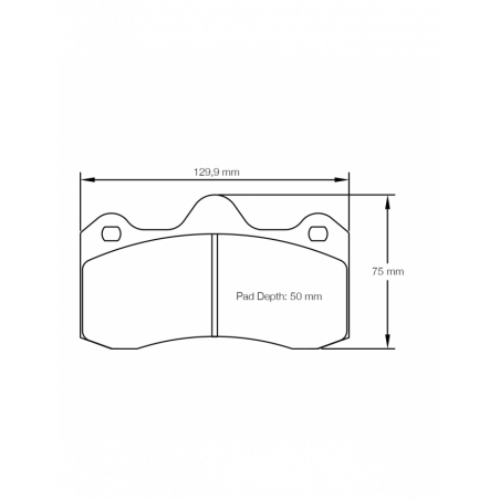 Plaquettes de frein PAGID arrière RSL29 Lotus Exige V6