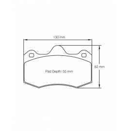 Plaquettes de frein PAGID avant RSL2 Lotus Exige V6