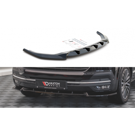 MAXTON Lame Du Pare-Chocs Avant V.1 Volkswagen T6 Facelift