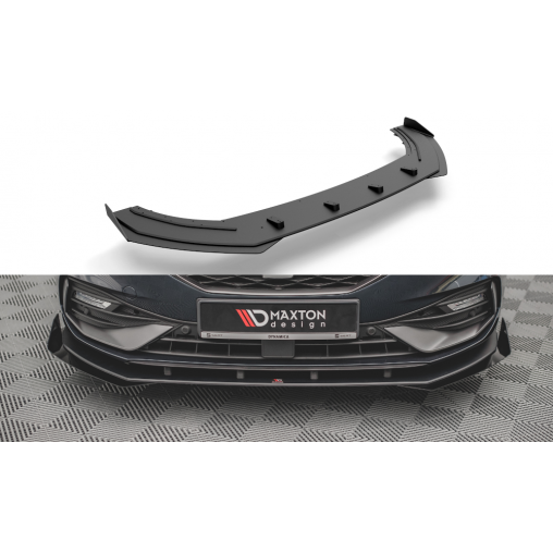 MAXTON Street Pro Lame Du Pare-Chocs Avant + Flaps Seat Leon FR Mk4 MAXTON Street Pro Lame Du Pare-Chocs Avant + Flaps Seat Leon FR Mk4